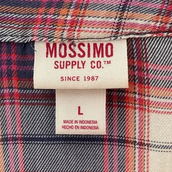 Mossimo Supply Co. Plaid Ruffle Top - Blue and Red - Picture 4 of 4
